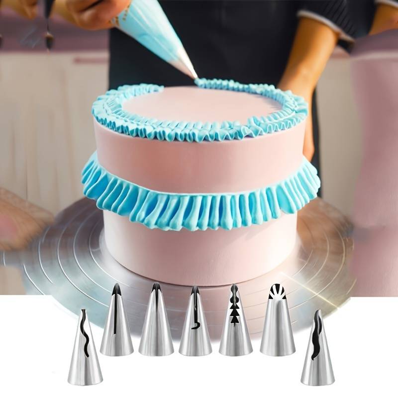 Professional Cake Decorating Head Style Russian 7 Add 2 And 7 Piece Flower Mouth Set