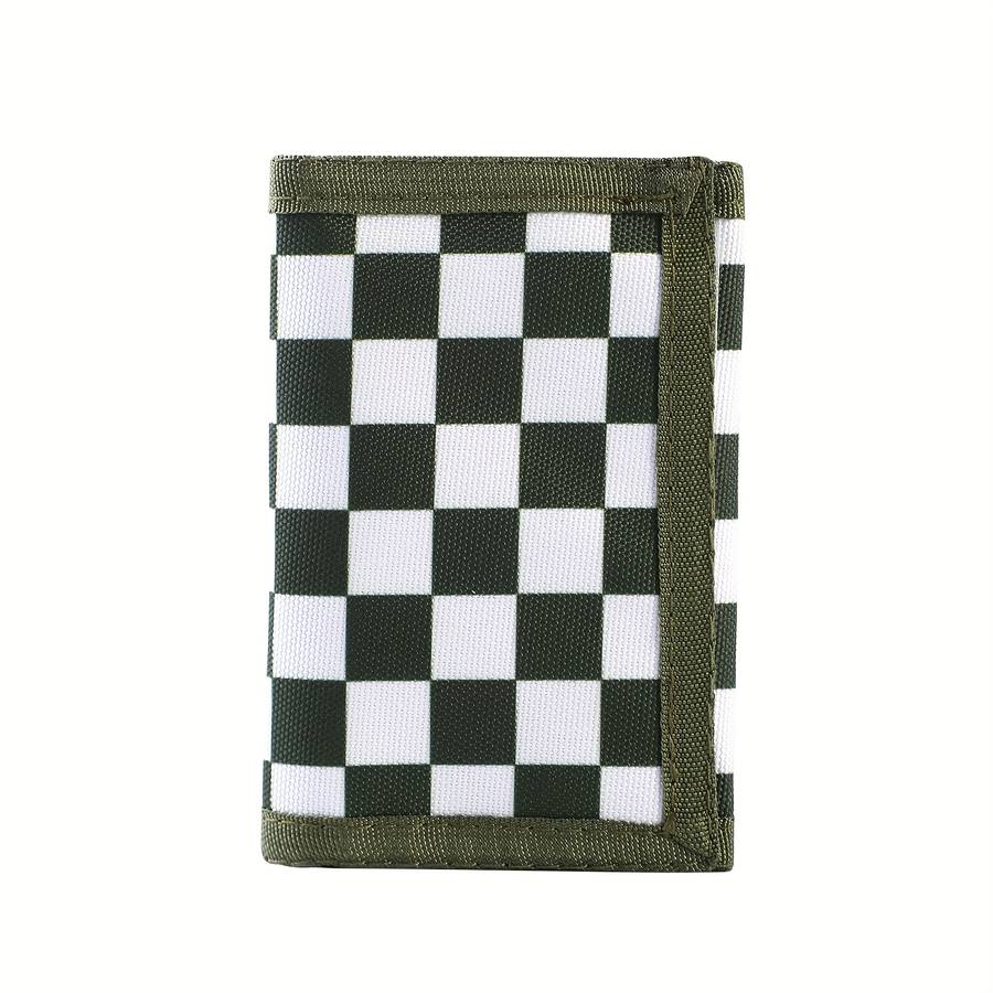 1pc Trifold Wallet Fashionable Print Casual Portable Coin Purse Durable Card Clip Large Capacit