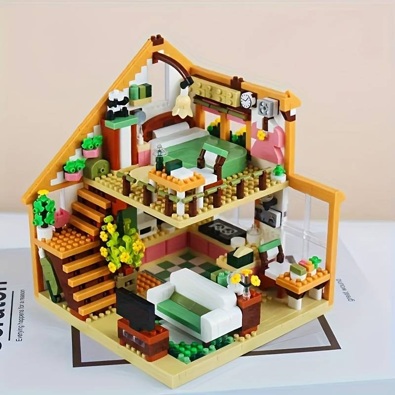 Building Toy Architectural Model Toy Set Quantity 1412Pcs