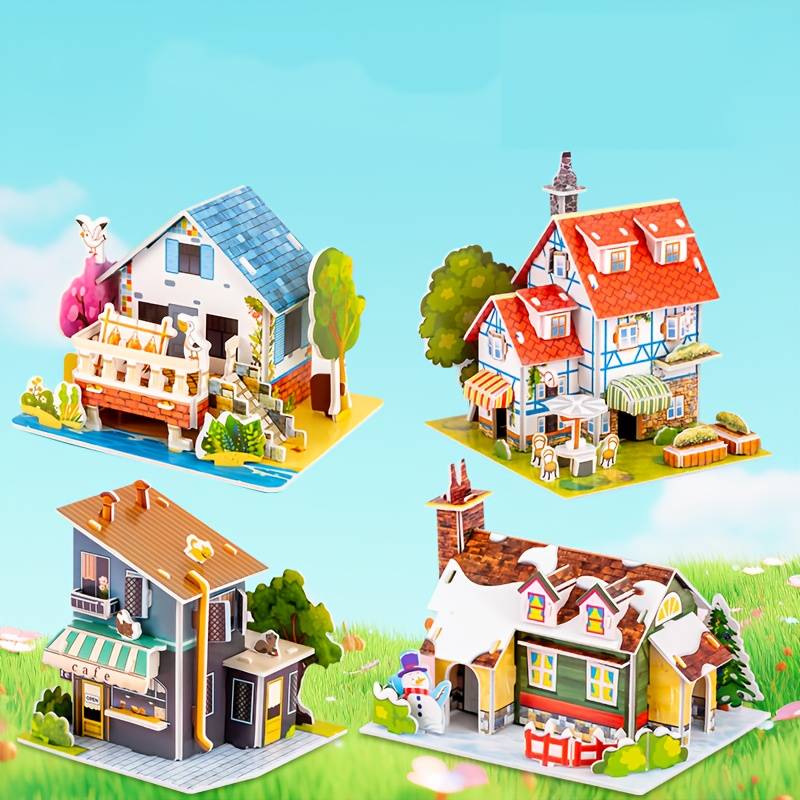 Building Toy Architectural Model Toy Set Items Coffee Shop