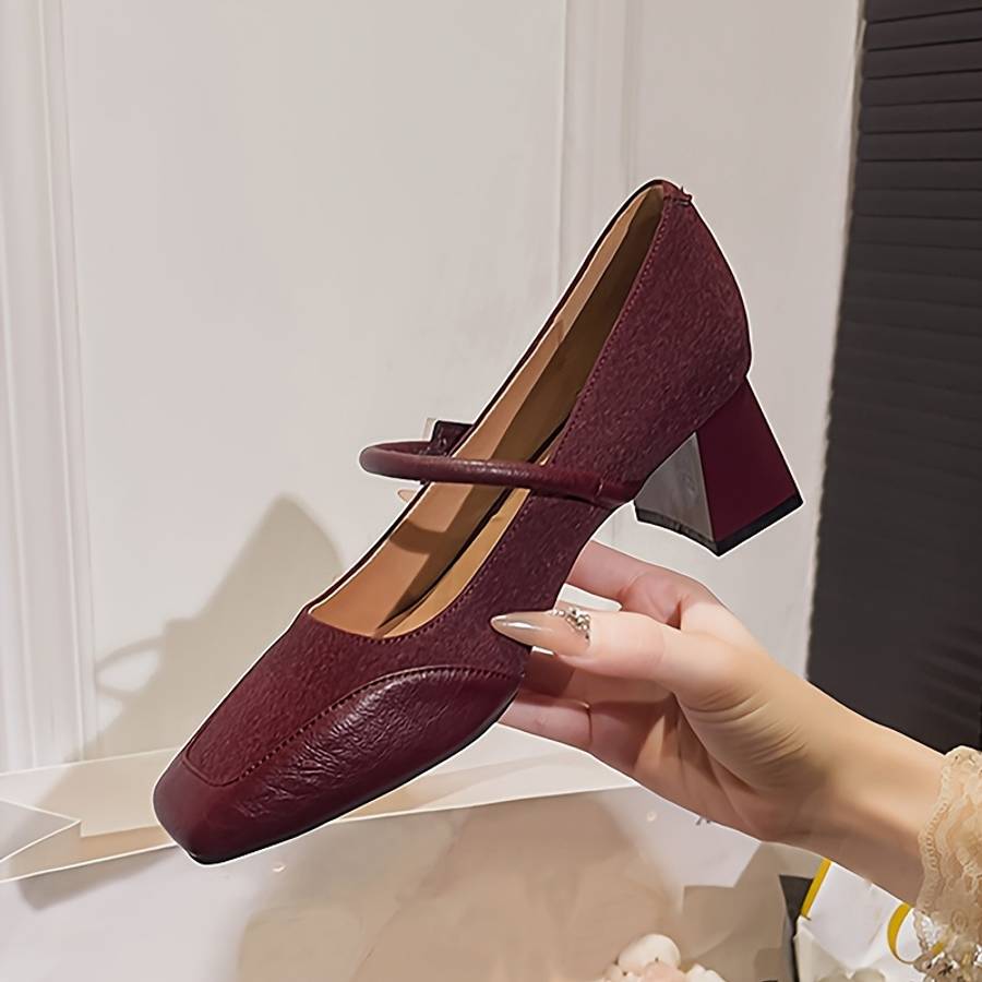 Women S High Heels Color Burgundy Sizeuk 6