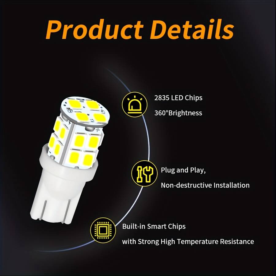 Car Lights Color White