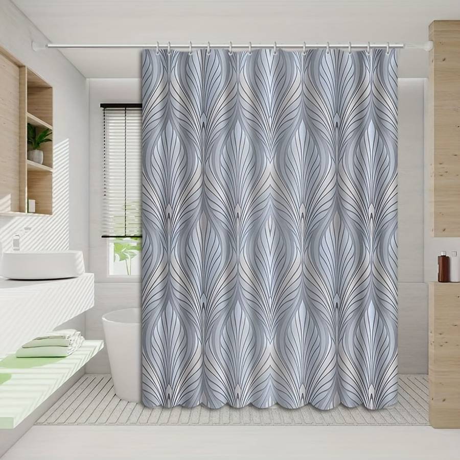 Waterproof Shower Curtain Color Polychrome Size 180*200 180.01Cm*200.0Cm