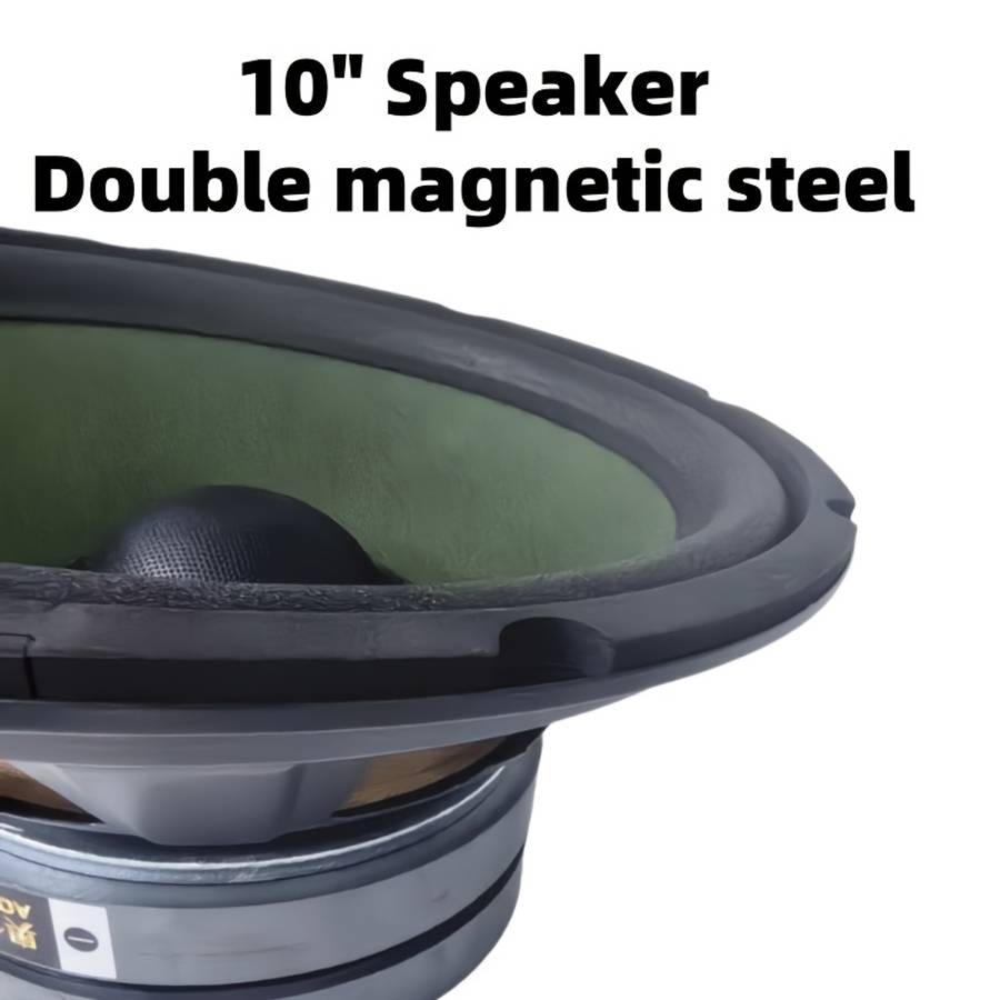 Speaker Items 10 Inches   Green High End Paper Cone   140Mm Double Magnetic Steel   200W