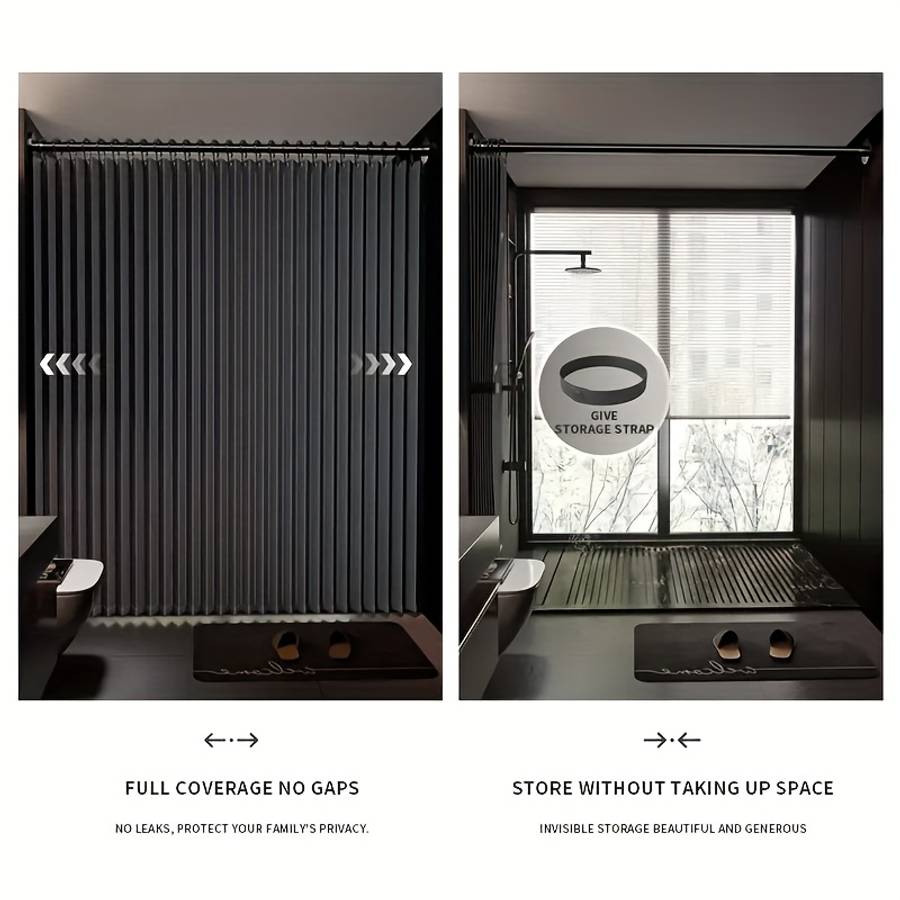 Waterproof Shower Curtain Color Grey Size 200200Cm78.778.7 In