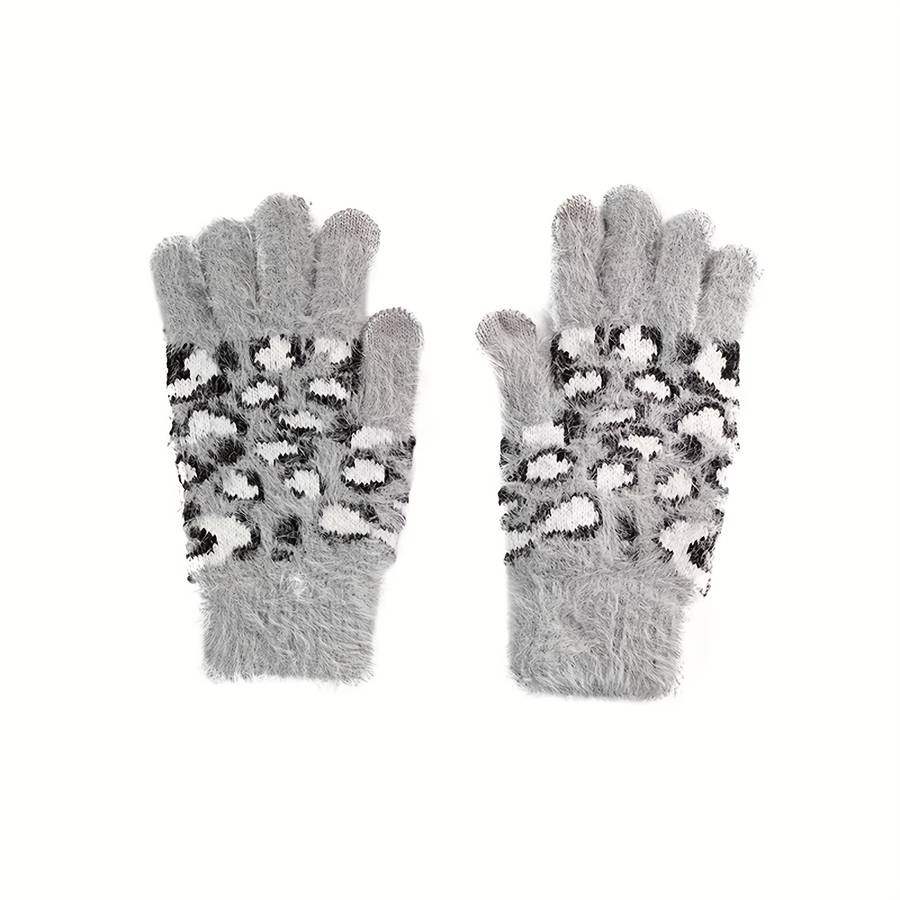 Winter Gloves Color White