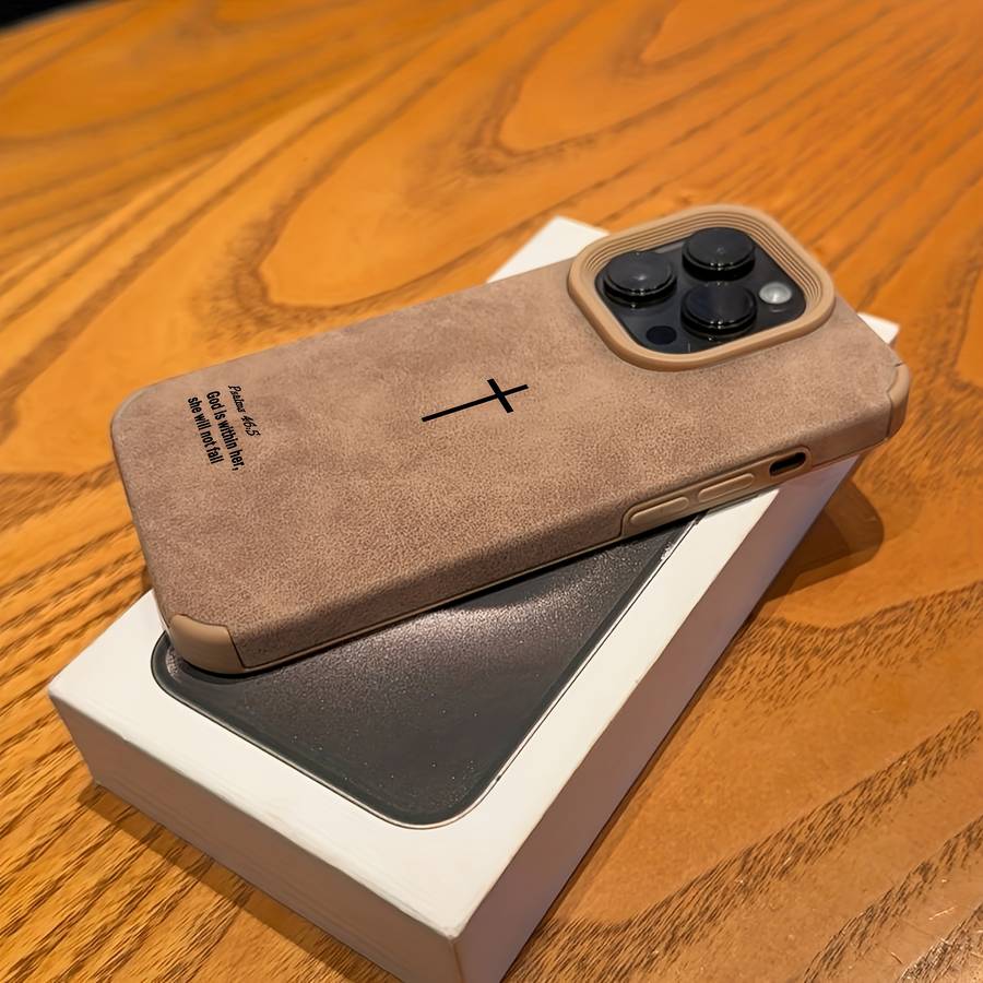 1Pc Brown For iPhone 13 Pro Max Phone Case Phone Cover
