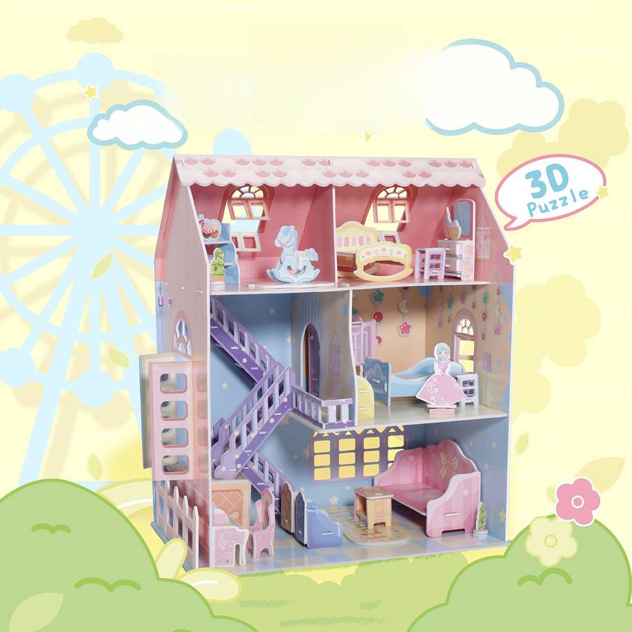 Building Toy Architectural Model Toy Set Style Mini House