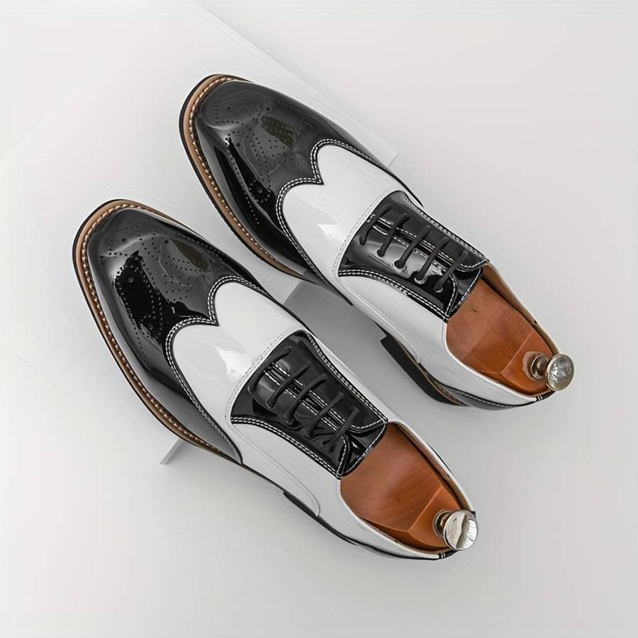 Mens Leather Shoes Color White Sizeuk 10