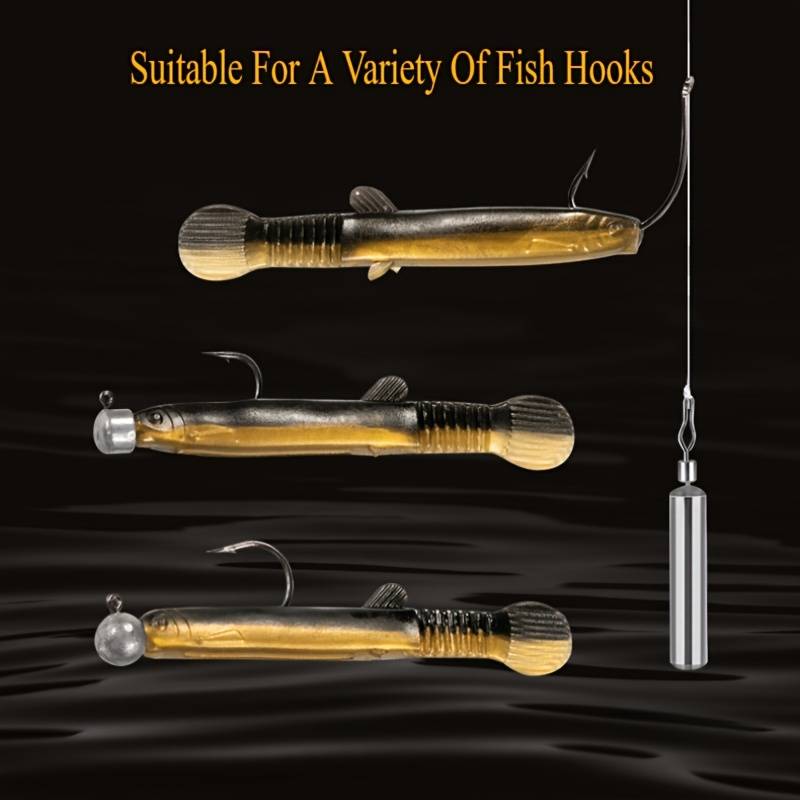 4pcs Small Loach Bait for Fishing Mandarin Fish Bass And Black Fish