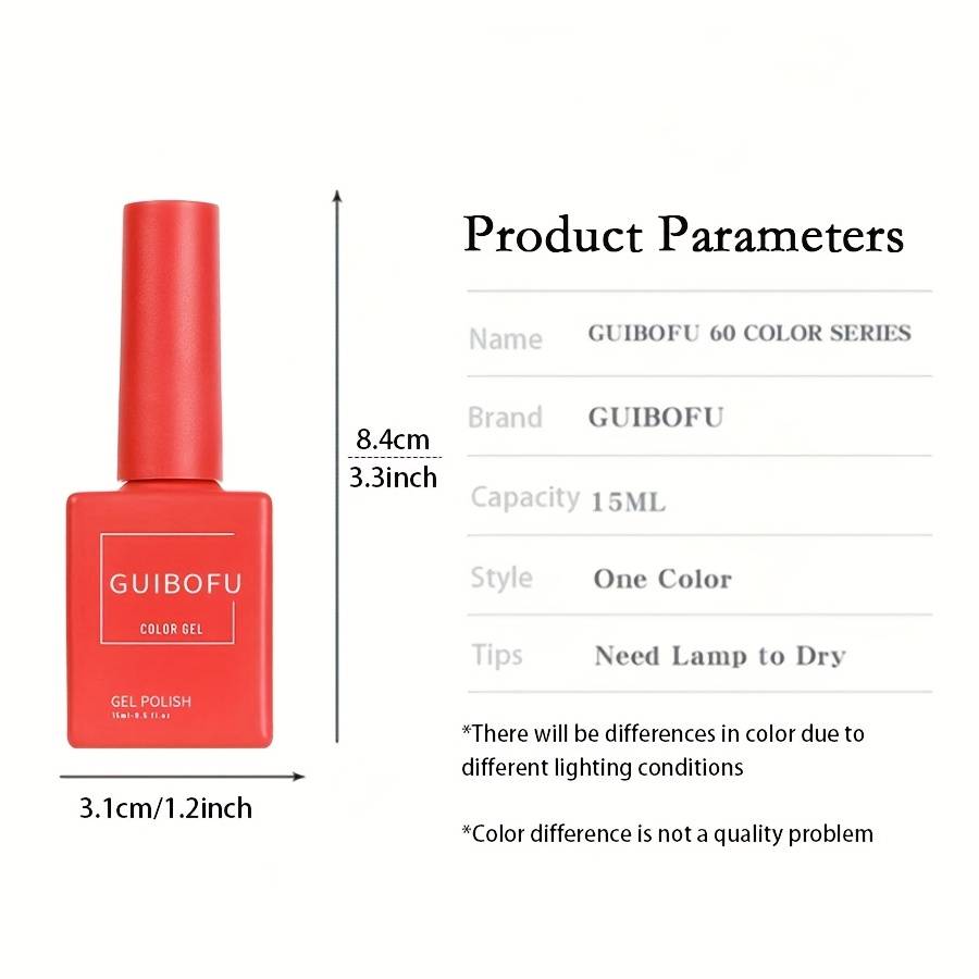 Nail Polish Color Doamine Gel 5Pcs 15Ml