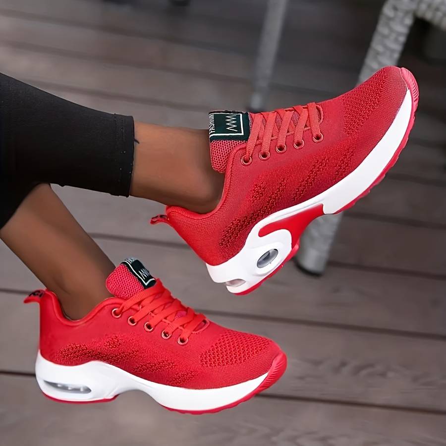Women S Sneakers Color Red Sizeuk 6