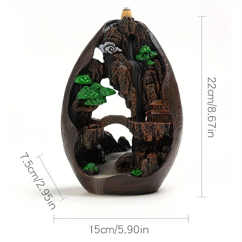 Incense Burner Model  Waterfall Style Ornament