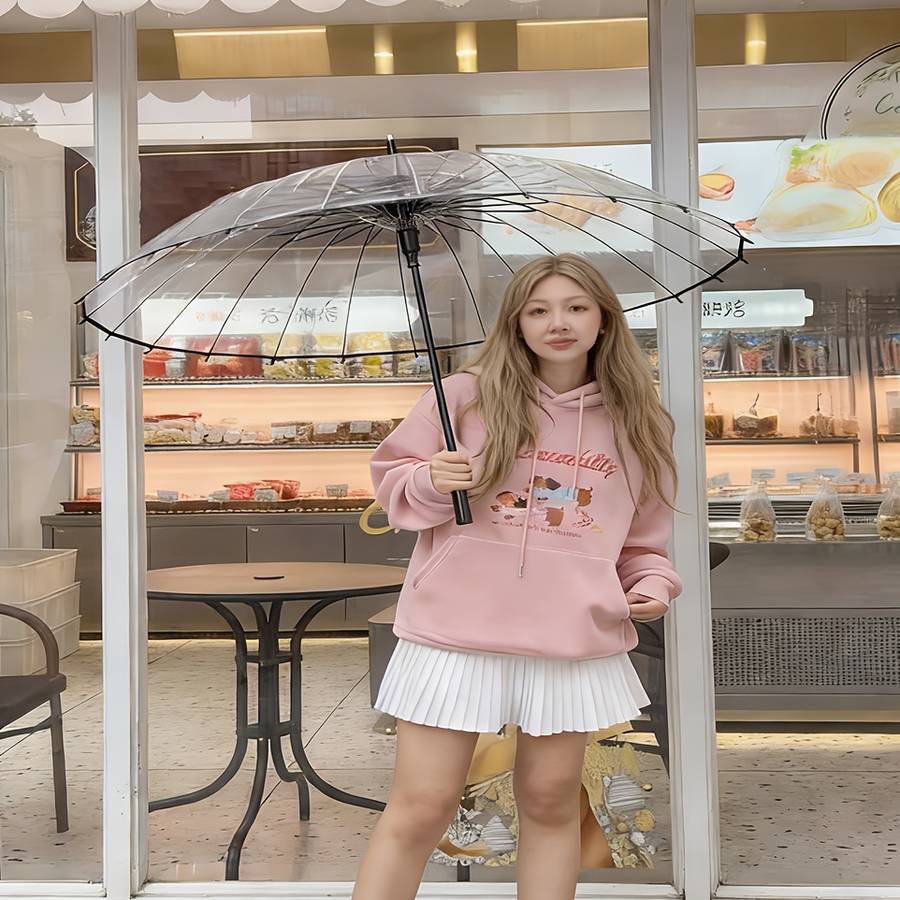Umbrella Items 24Rib Pvc Umbrella