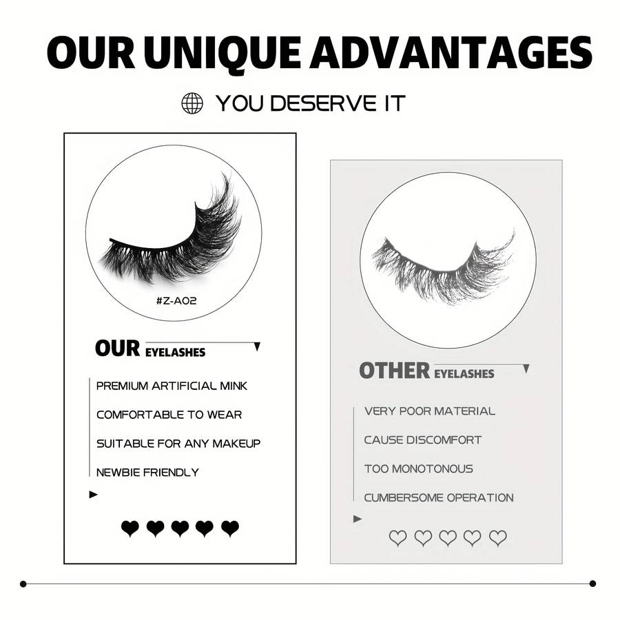 False Eyelashes Model Z A5