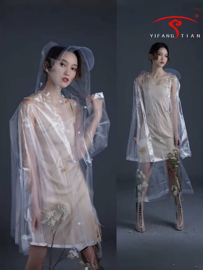 Raincoat Transparent Size Uk S