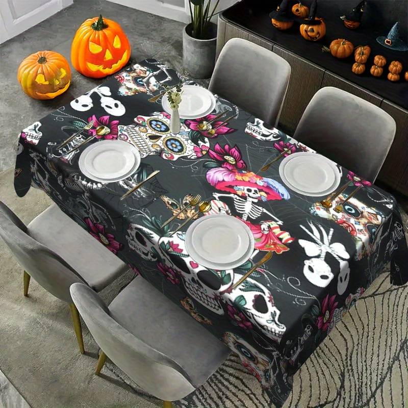 Halloween tablecloth decoration size 140 x 220cm or 55.11 x 86.61inch