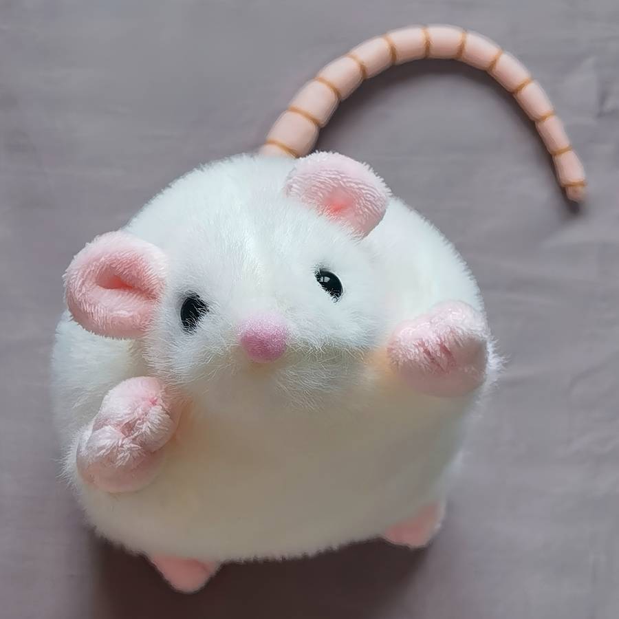 Toy Doll Color Milky Model Measurement With Tail Straightened  40Cm 15.74In