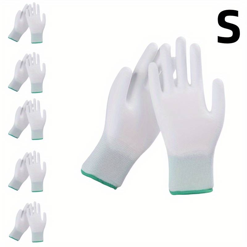 6 Pairs Green Size M Multi Purpose Work Gloves