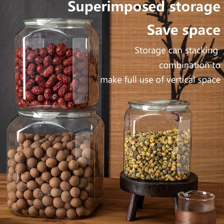 Sealed Jar Capacity 5L Quadrilateral Sealed Jar