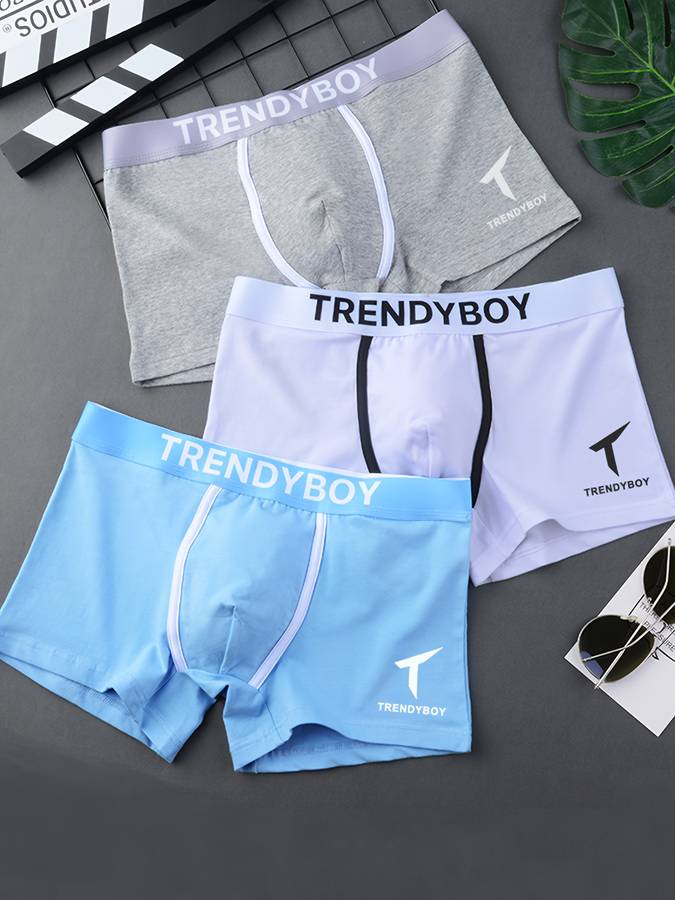 Mens Underwear Color 3Pcs Combination Color C Sizel