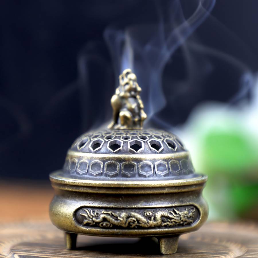 Incense Burner Items  Three Legged Qilin  Dragon And Phoenix Incense Burner  One Piece