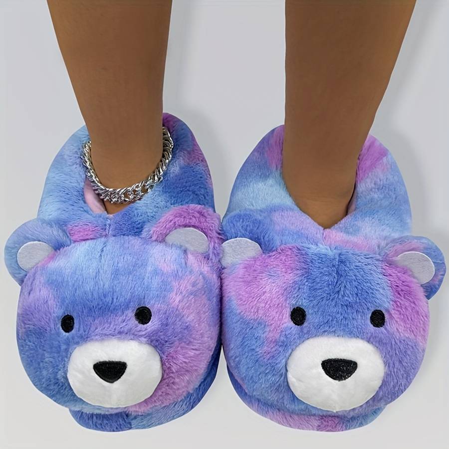 Cotton Slippers Color Deep Rainbow Sizeuk 6