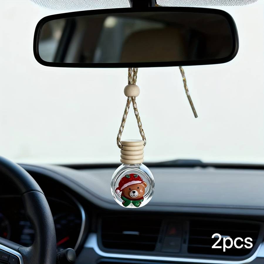 Car  Fragrance  Refill  Bottle Color 2 Christmas Bows