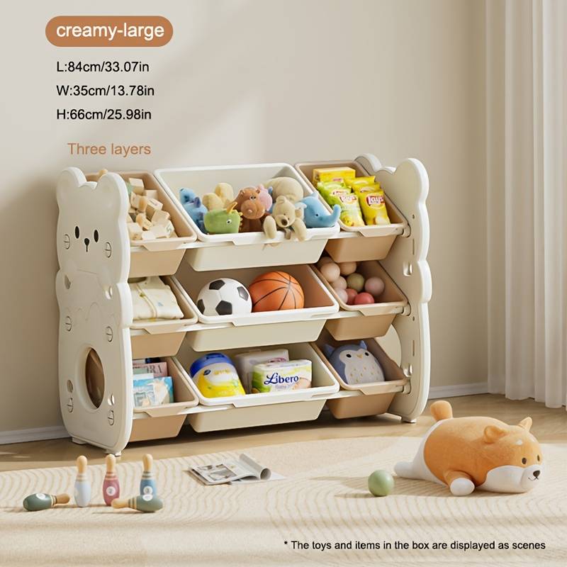 Storage And Organizationcolor Beige Size Three Layers Medium