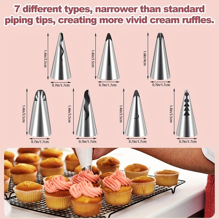 Professional Cake Decorating Head Quantity 7Pcs