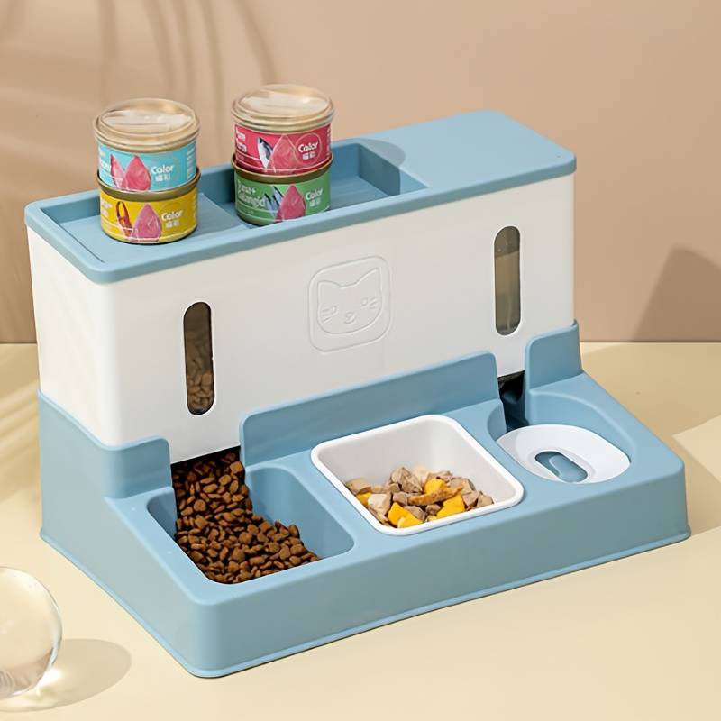 Pet Supplies Color Green Automatic Feeder Set