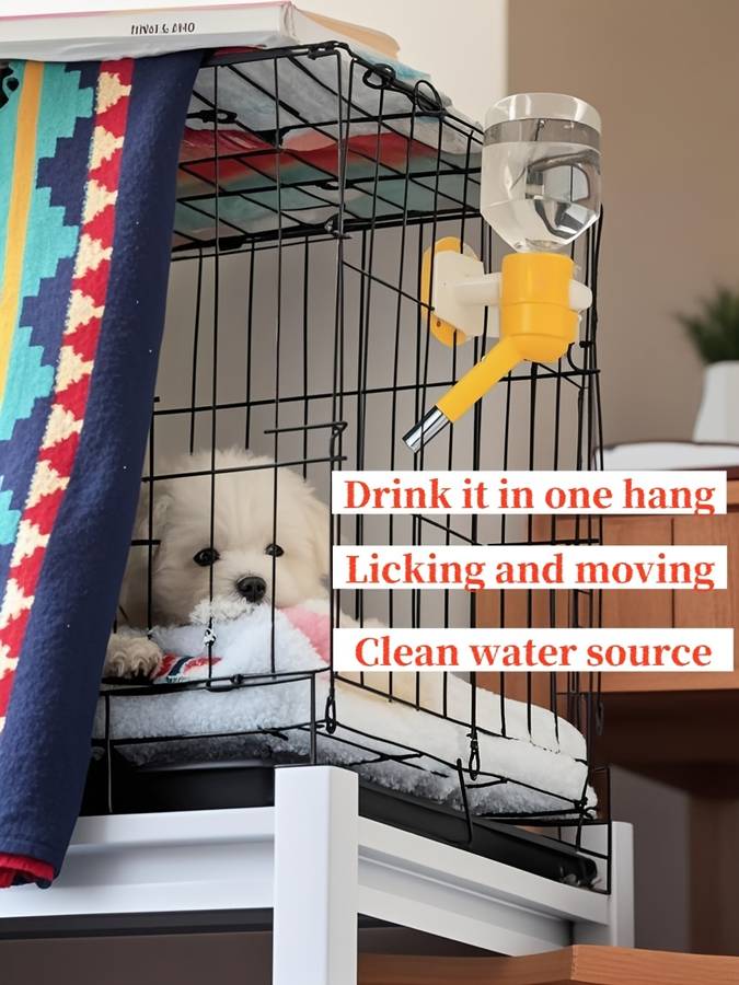 Pet Supplies Color Yellow Size Pet Water Dispenser