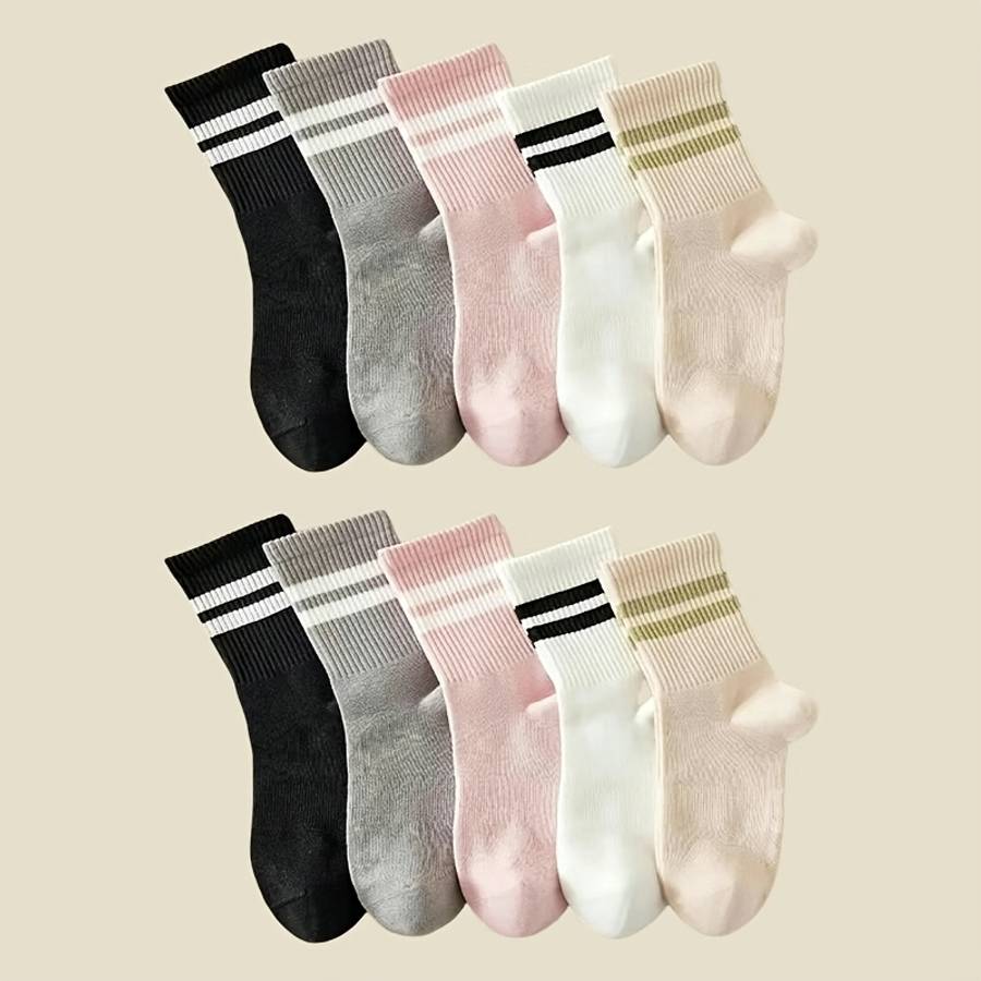 Women S Socks Color Mixed Color5 Pairs Size Onesize