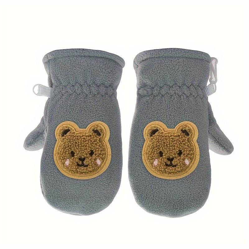 Winter Gloves Color Rust Size L  4 To 10 Years Old