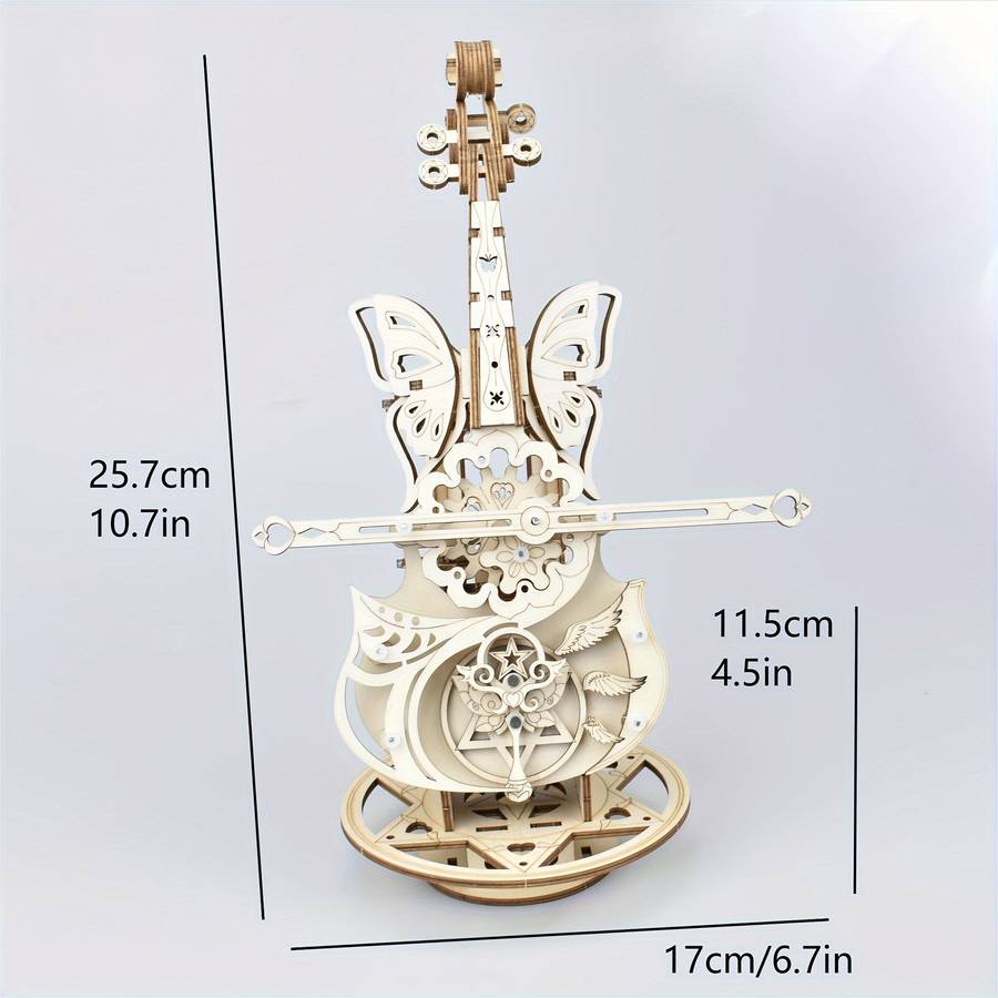 3D Puzzle Musical Instrument Model Style  Butterfly Dream  Cello