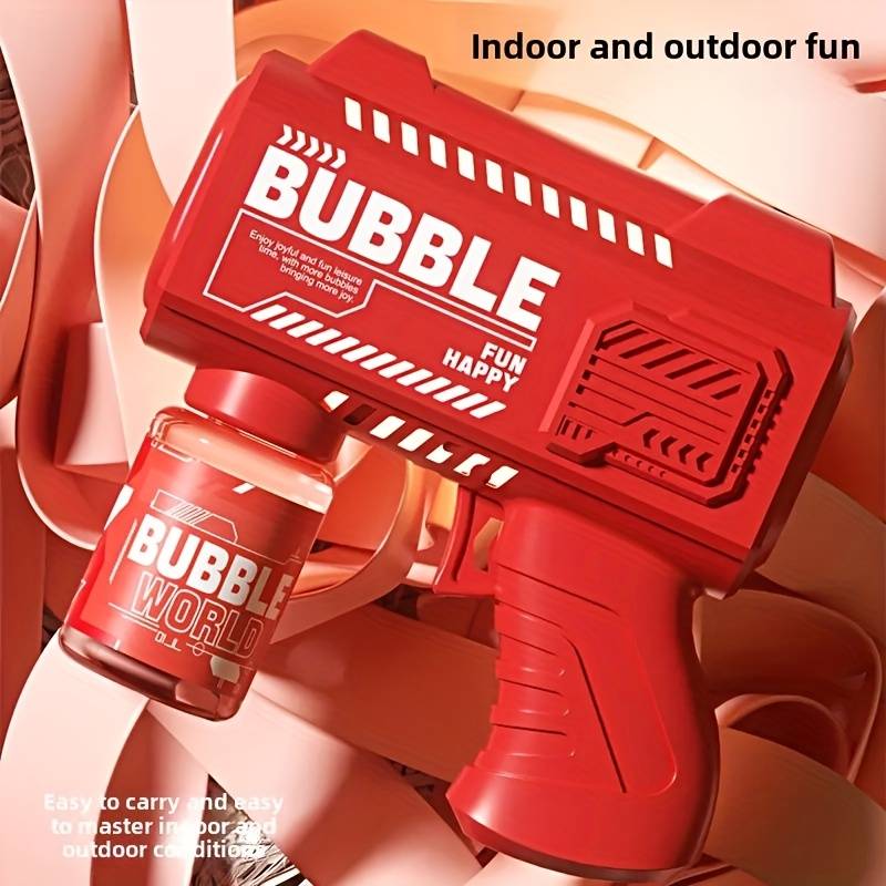 Toy Guns Color 10 Hole Bubble Machine Yellow