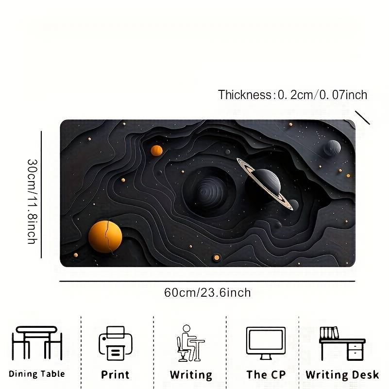 Mouse Pad Size 31.4X11.8Inch