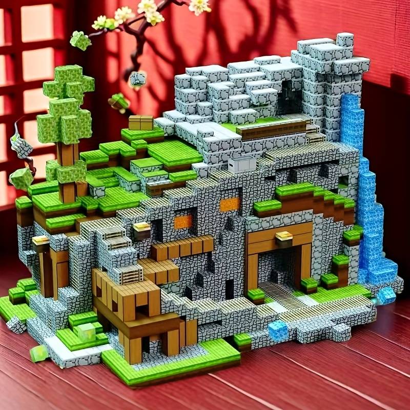 Building Toy Architectural Model Toy Set Model Random 500 Blocks