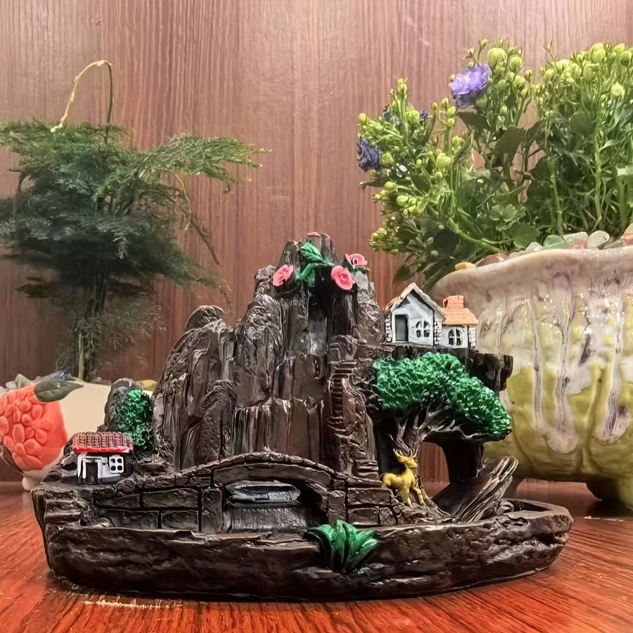 Incense Burner Style  Splendid Rivers And Mountains