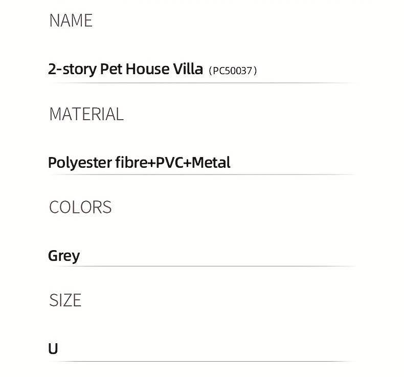 Pet Supplies Color Grey