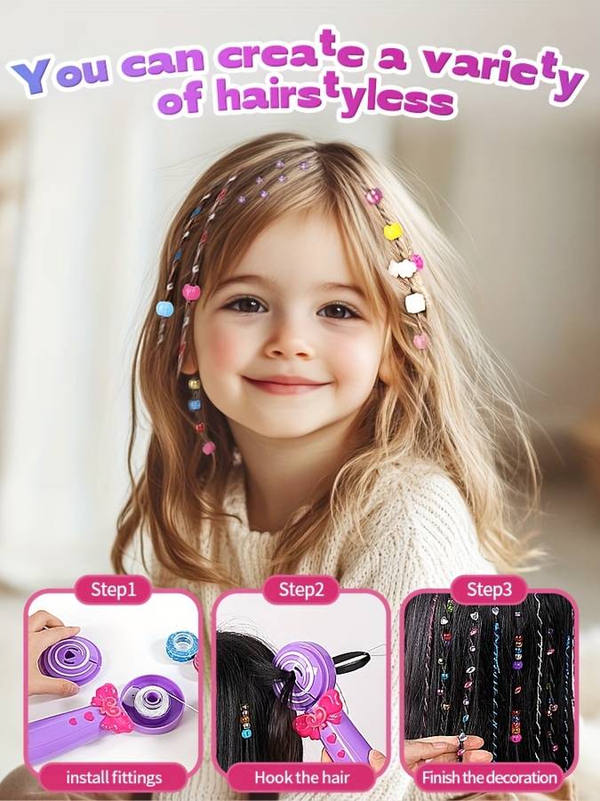 Hair Braiding Products Model Threeinone Braiding Artifact Tool Applicable People6 Years Old