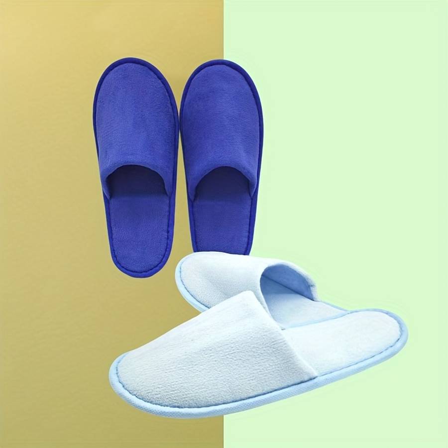 Cotton Slippers Color Blue Sizeuk 10