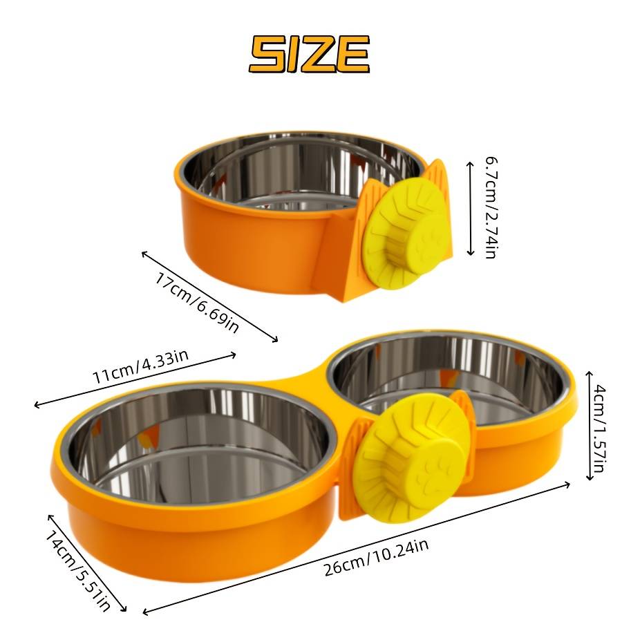 Pet Supplies Color Green Style Two Bowls