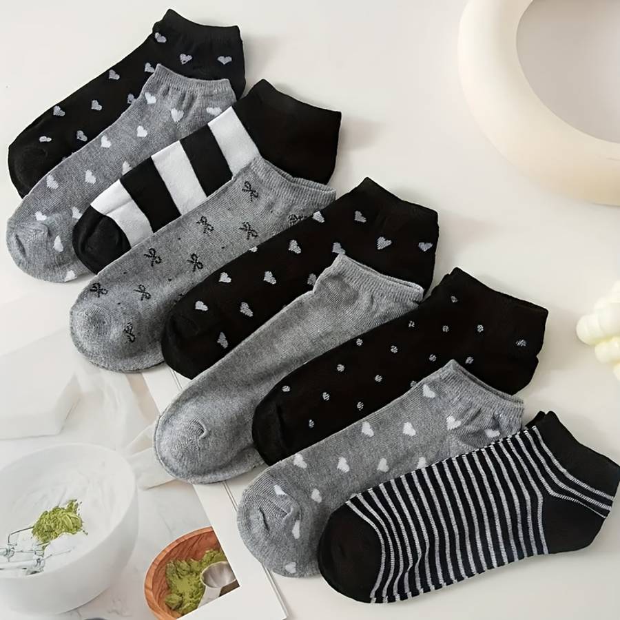 Women S Socks Color 10Pcs5Pairs Size Random Color