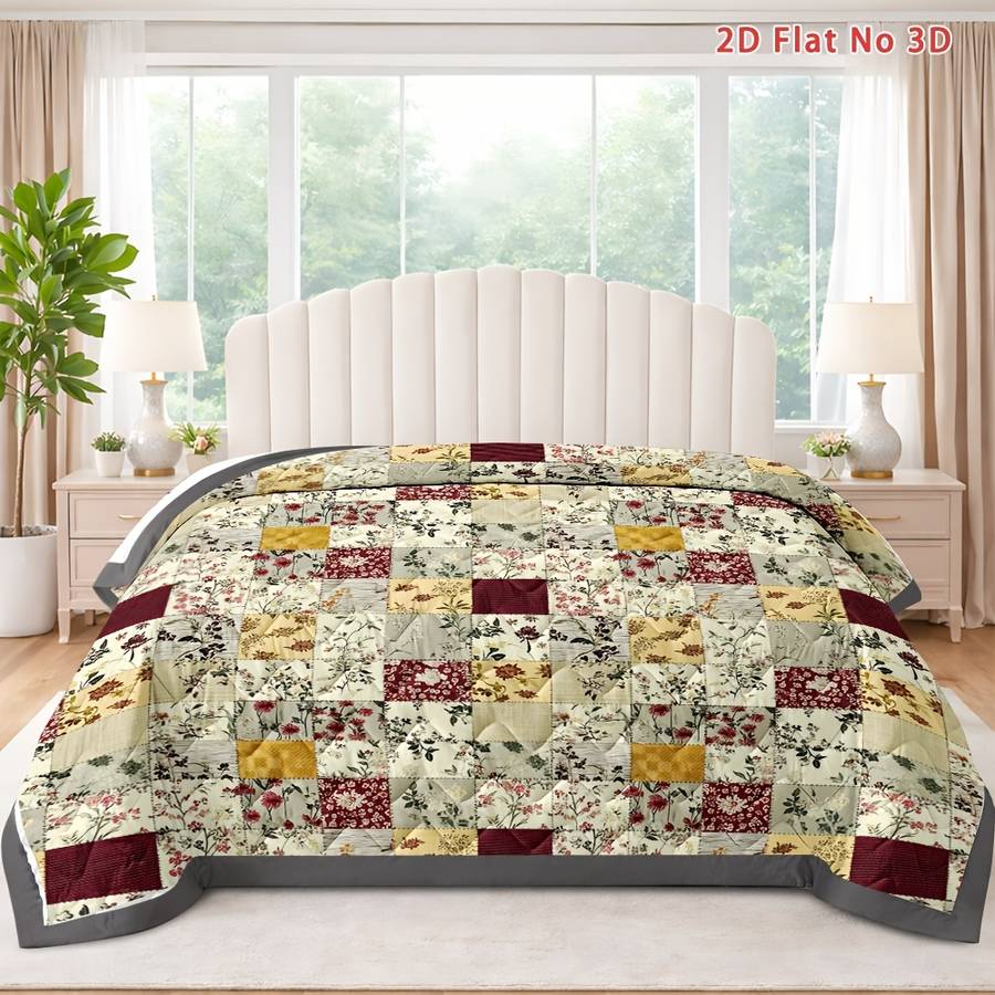Blanket Thin QuiltMixed Color Size 229Cm*229Cm
