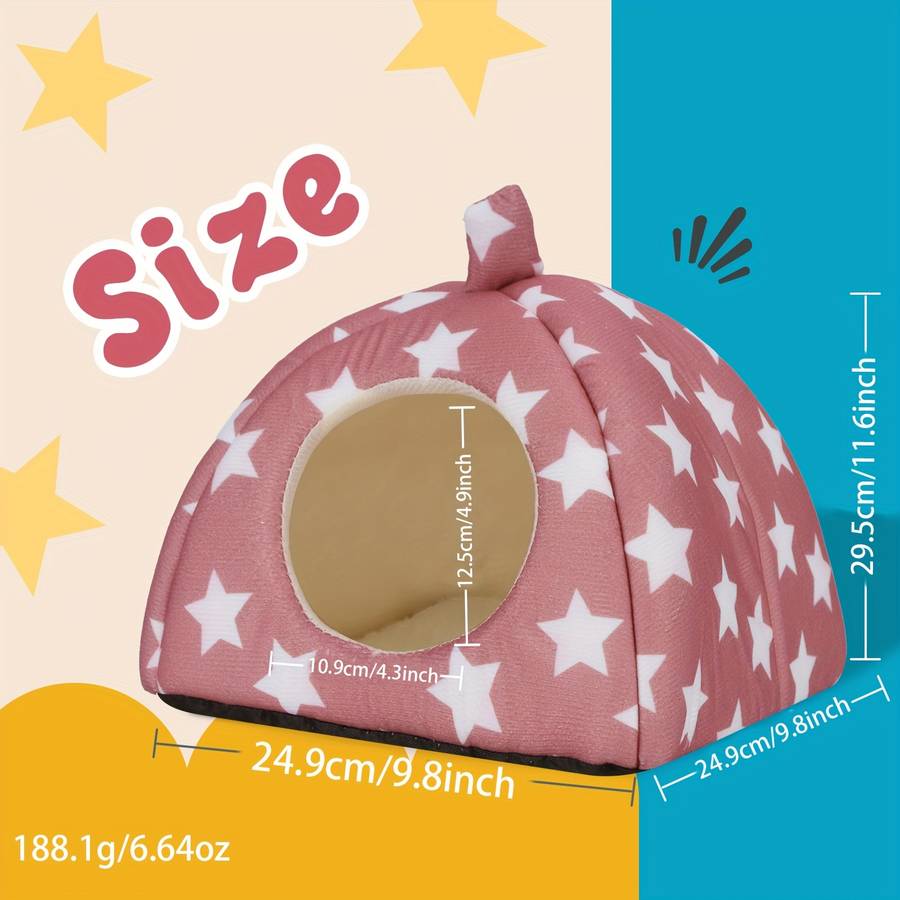 Pet Supplies Color Pink Star  Add  Red Spots