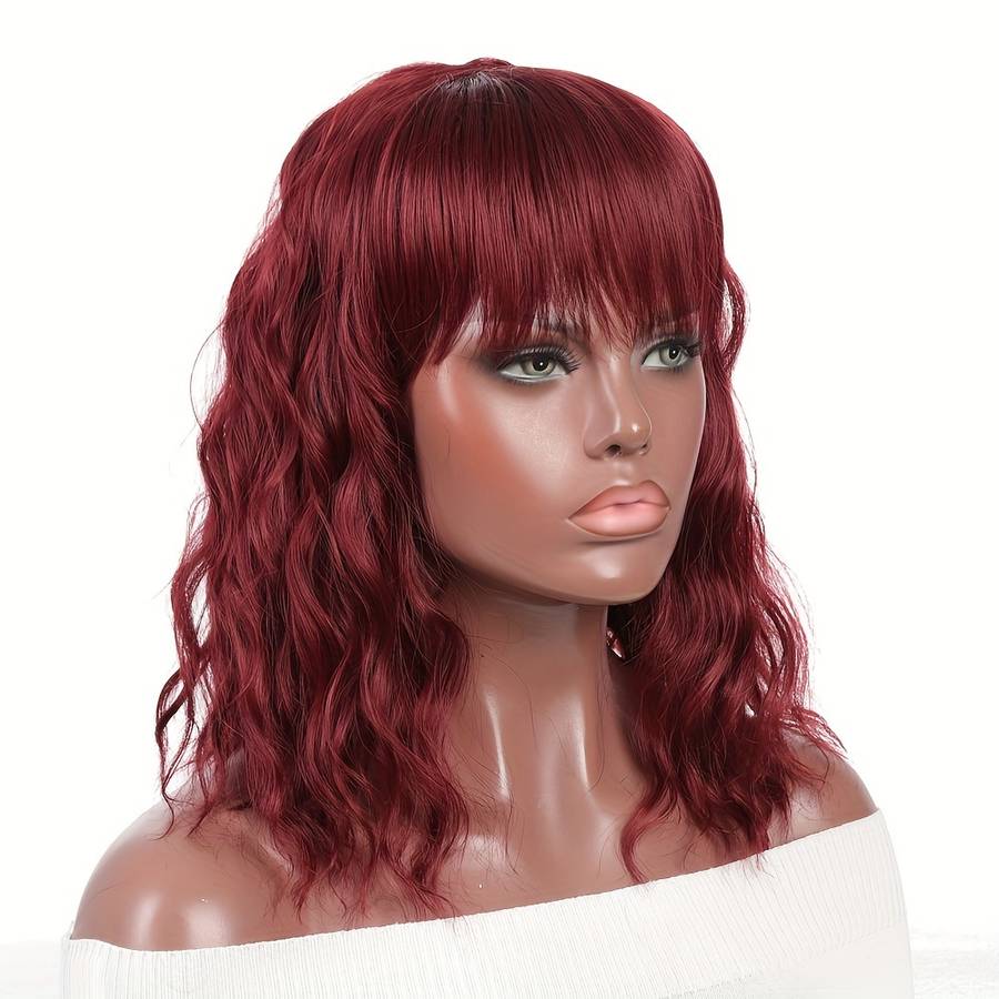 Coral Womens Wigs Hair Length 35.56Cm