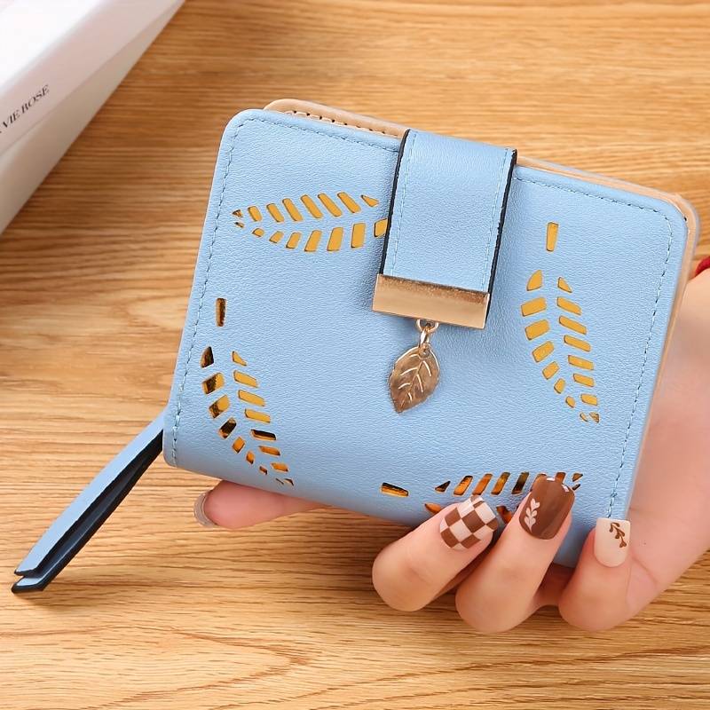 1pc Chic Women's Coin PurseWaterproof Durable PU with Multiple Card Slots Zippered Compartmen