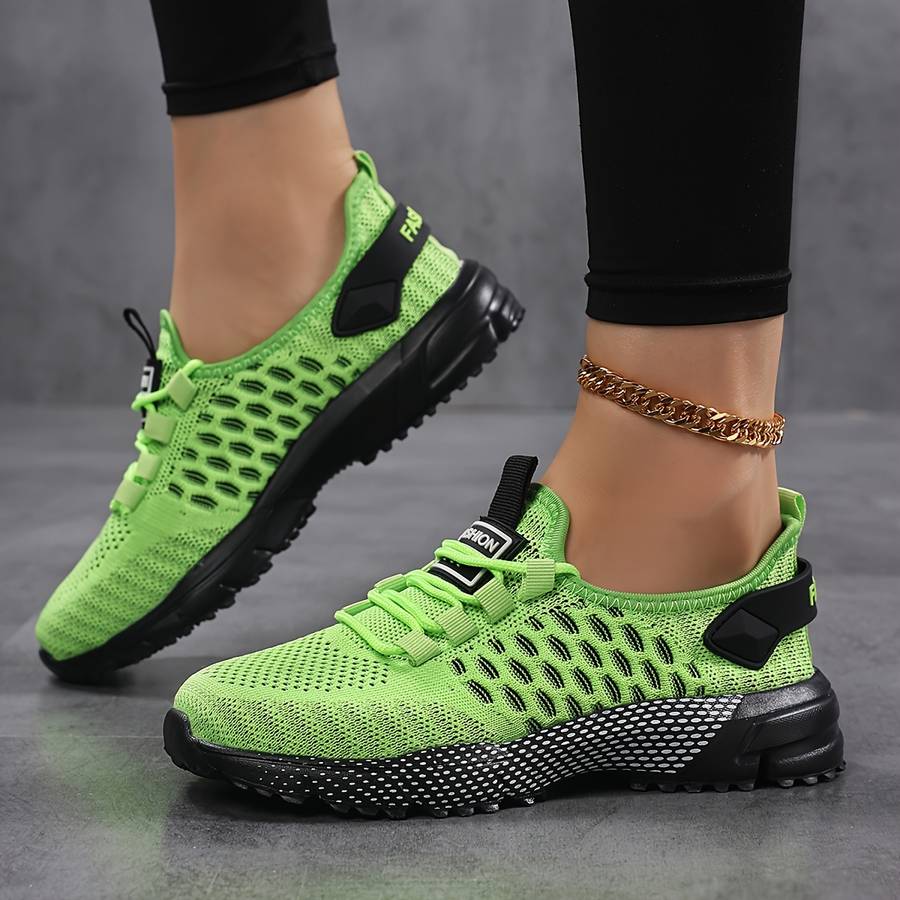 Women S Sneakers Color Fluorescent Green Sizeuk 3.5