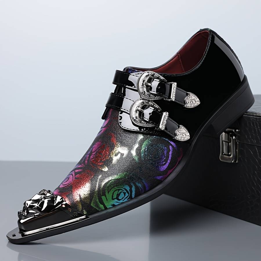 Mens Leather Shoes Color Black Sizeuk 10